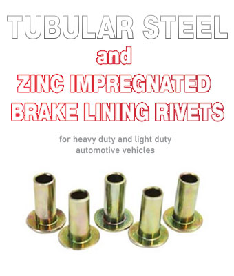 tubular steel zinc rivets ipsomark